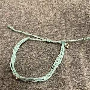 Mint green silver Malibu bracelet